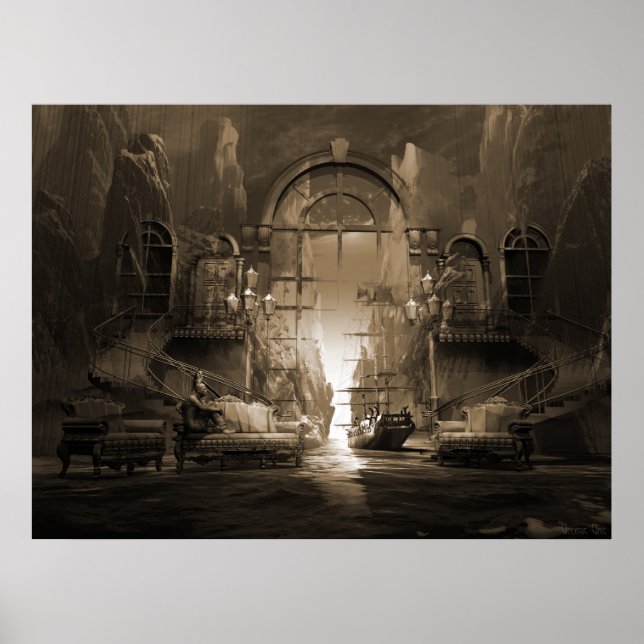 Póster Paisaje mental (Frente)