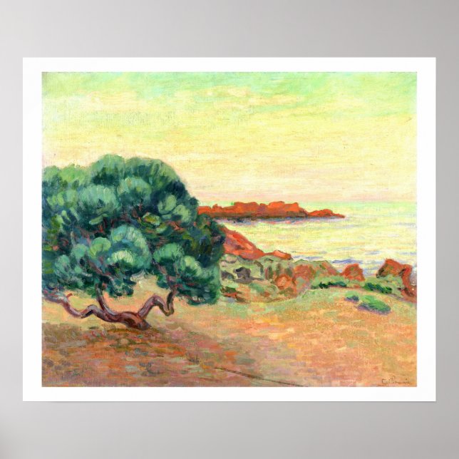 Póster Paisaje Midi, 1898 (aceite sobre lienzo) (Frente)