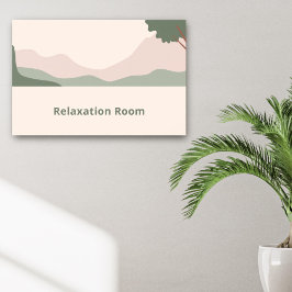 Póster Paisaje minimalista sereno