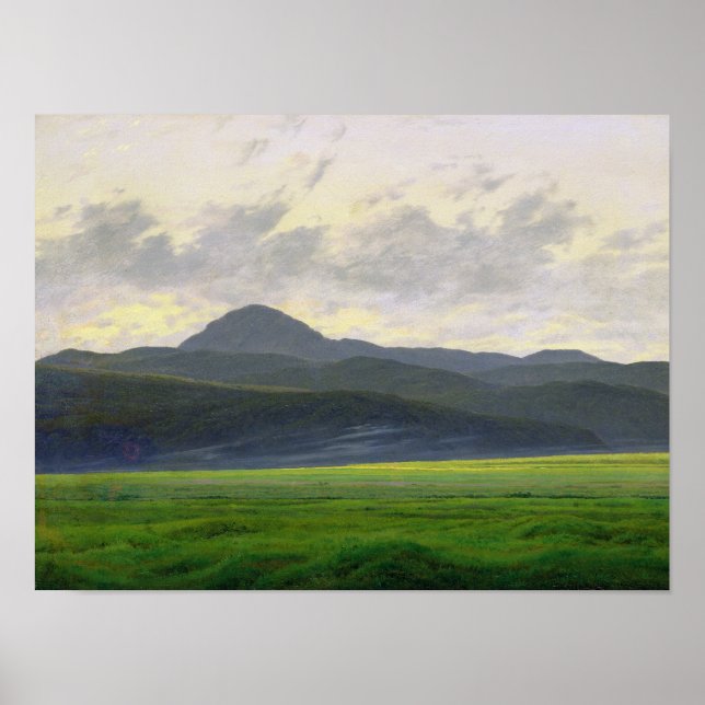 Póster Paisaje montañoso (Frente)