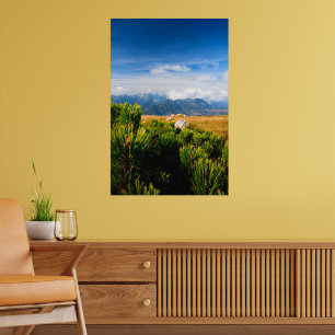 Póster Paisaje montañoso de otoño