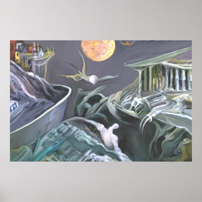 Póster Paisaje mutante ' Fulcontraste ' (Frente)