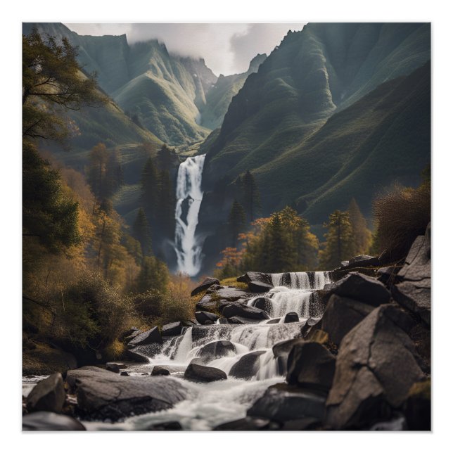 Póster Paisaje natural (Anverso)