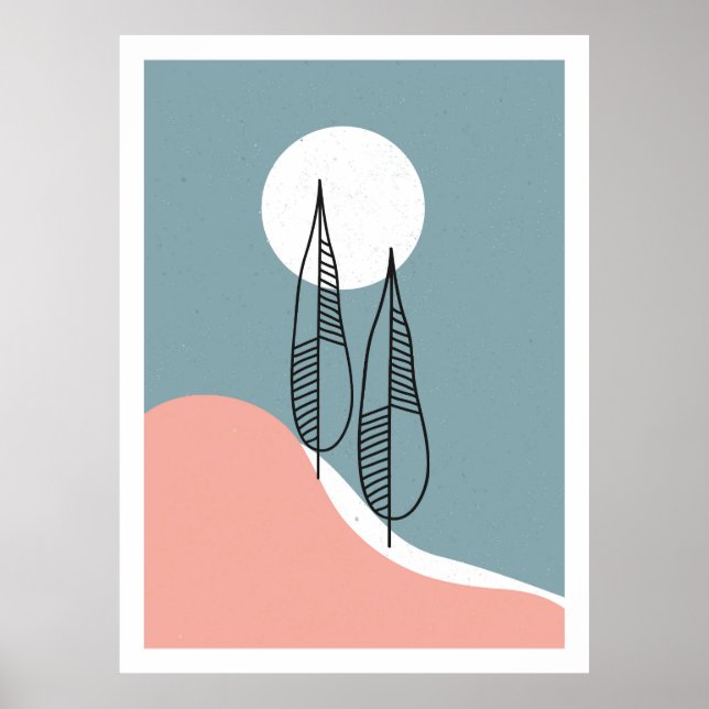Póster Paisaje natural (Frente)