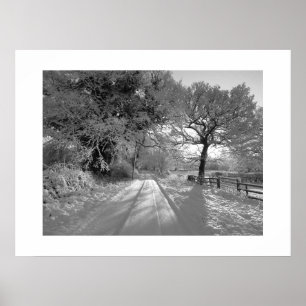 Póster Paisaje nevado: Cheshire