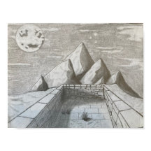 Paisaje nocturno en las montañas