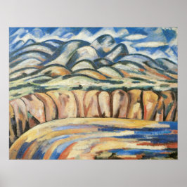 Póster Paisaje, Nuevo México por Marsden Hartley, Bella A