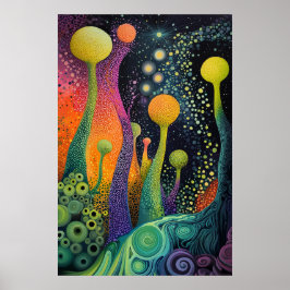 Póster Paisaje oncópico surrealista de 1805