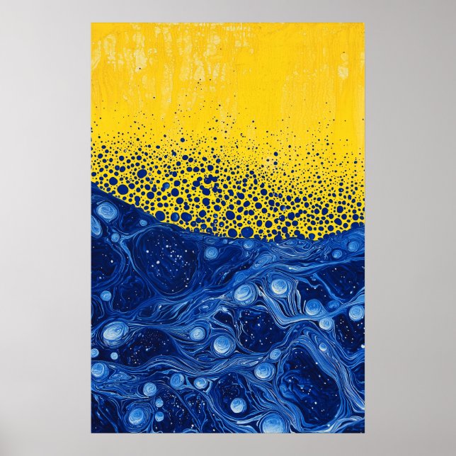 Póster Paisaje oncópico surrealista de 1812 (Frente)