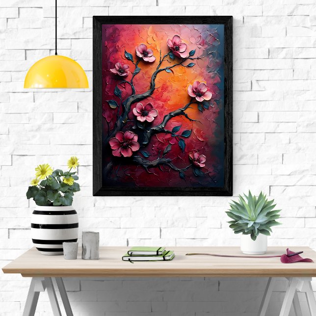 Póster Paisaje onírico floreciente - Resumen Floral (Subido por el creador)