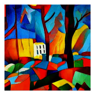 Póster Paisaje otoñal 1