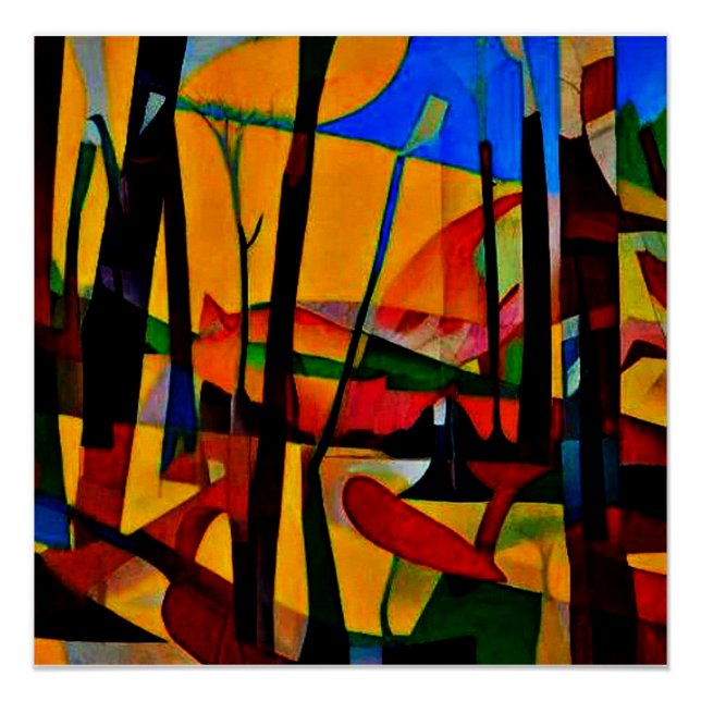 Póster Paisaje otoñal 2 (Anverso)