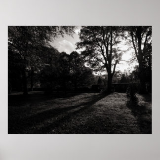 Póster Paisaje otoñal Bute Park Cardiff