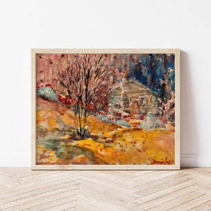 Póster Paisaje otoñal   George Luks