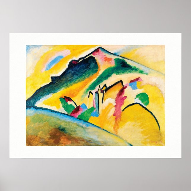 Póster Paisaje otoñal por Wassily Kandinsky (Frente)