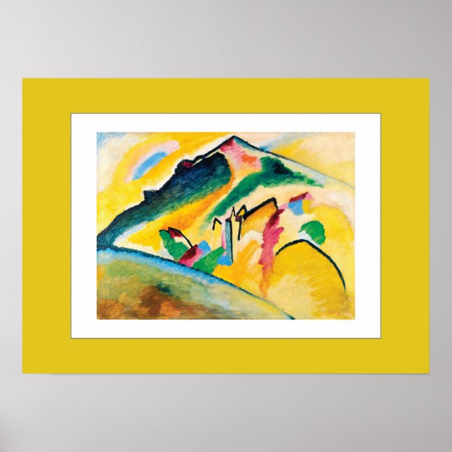 Póster Paisaje otoñal por Wassily Kandinsky (Frente)
