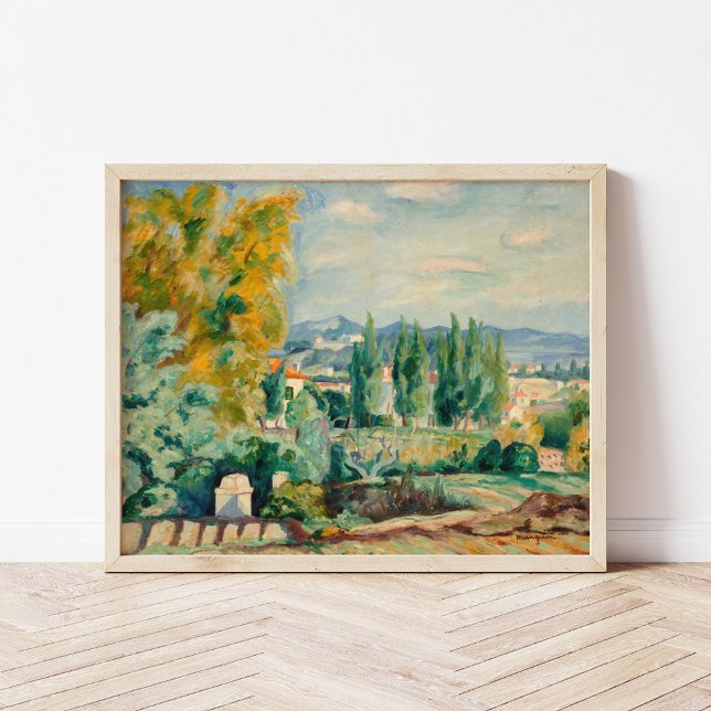 Póster Paisaje otoñal, Saint-Tropez | Henri Manguin (Subido por el creador)