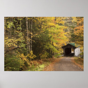 Póster Paisaje otoñal, Vermont, Estados Unidos 2