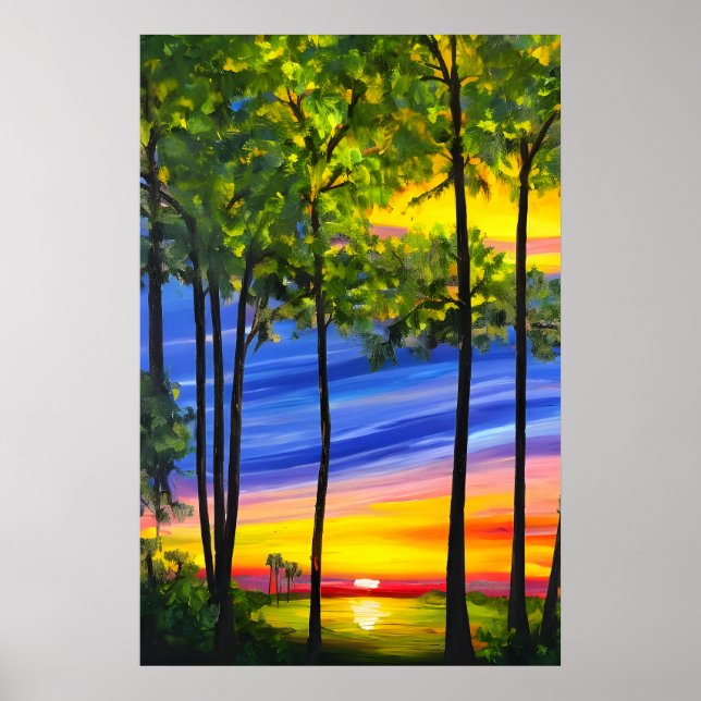 Póster Paisaje paisajístico (Frente)