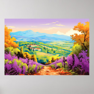 Póster Paisaje Panorámico Prairie