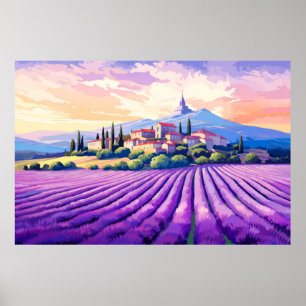 Póster Paisaje Panorámico Prairie