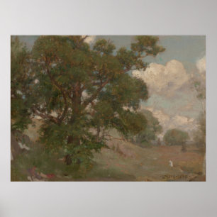 Póster Paisaje pastoral Louis Loeb (americano, 1866-1909)