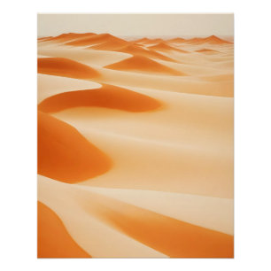 Póster Paisaje pintoresco Desert Naturaleza fondo arte