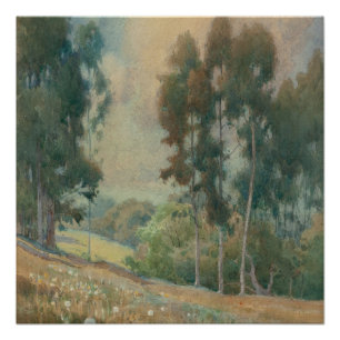 Póster Paisaje primaveral (1911) Escenario acuático seren