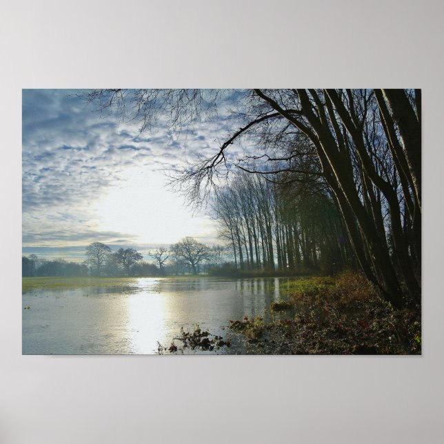 Póster Paisaje rural (Frente)