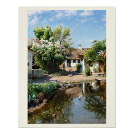 Póster Paisaje rural, Peder Mørk Mønsted