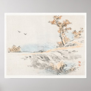 Póster Paisaje sereno de Kōno Bairei (1844-1895)