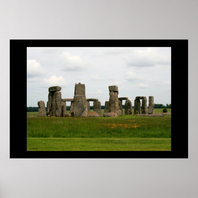 Póster Paisaje Stonehenge III (Frente)