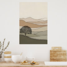 Paisaje texturizado tranquilo