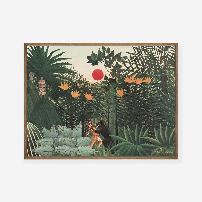 Póster Paisaje tropical de Henri Rousseau (Subido por el creador)