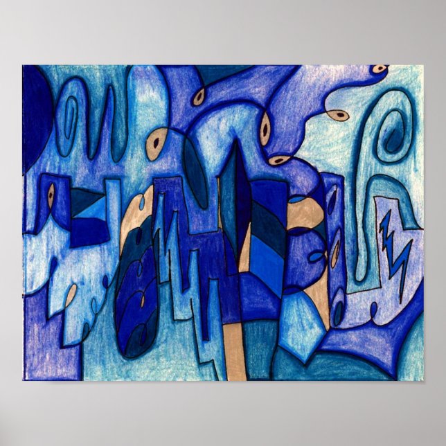 Póster Paisaje urbano (Frente)