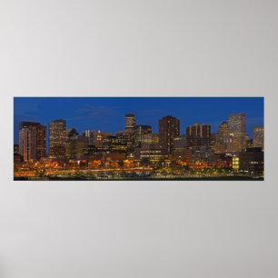 Póster Paisaje urbano de Denver