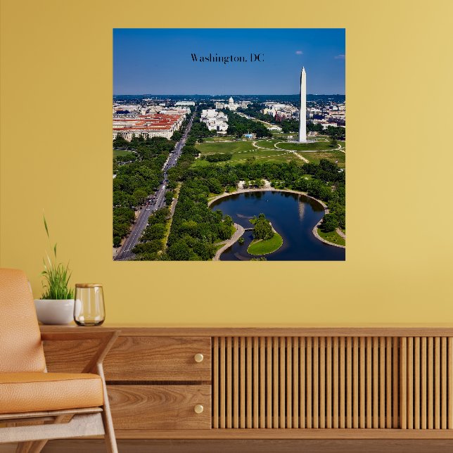 Póster paisaje urbano de Washington DC (Salón 2)