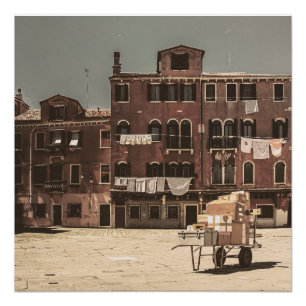 Póster Paisaje vintage de Venecia