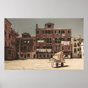 Póster Paisaje vintage de Venecia