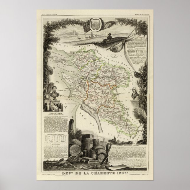 Póster Paisaje y bosque (Frente)