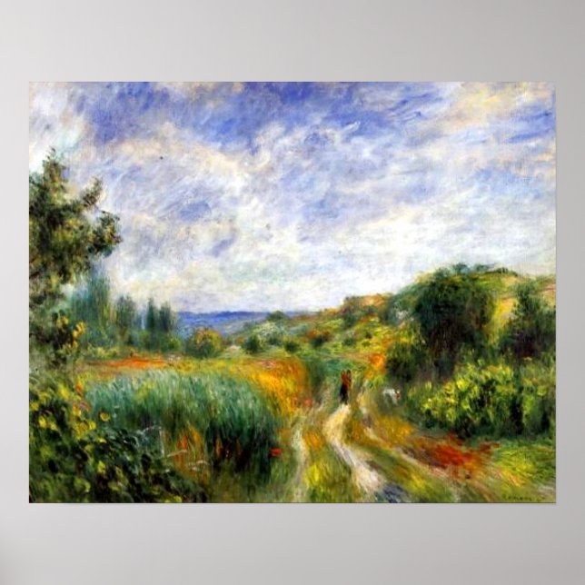 Póster Paisajes Cercanos a Essoyes (Frente)