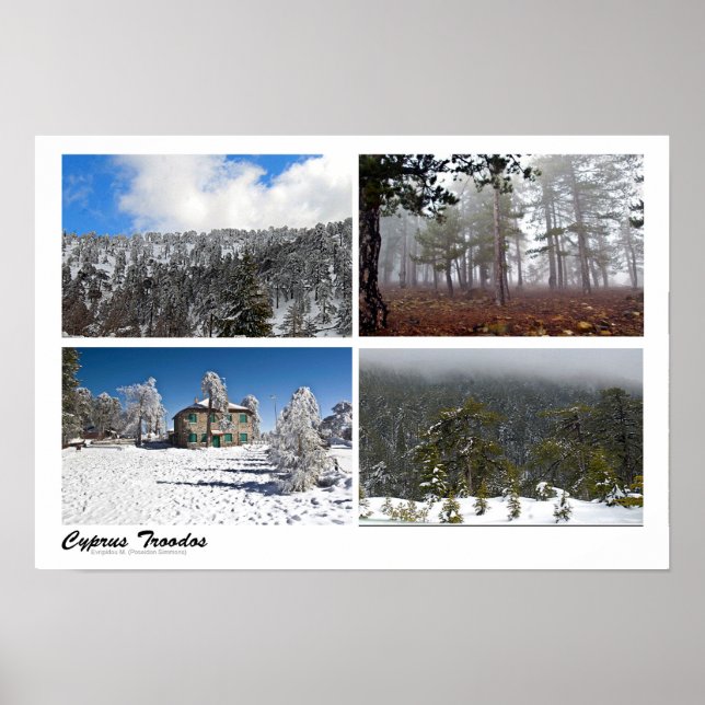 Póster Paisajes de Troodos (Frente)
