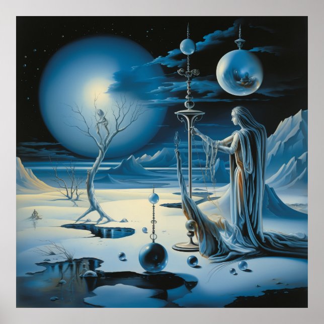 Póster Paisajes fantásticos (Frente)