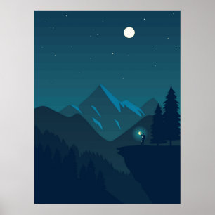 Póster Paisajes forestales