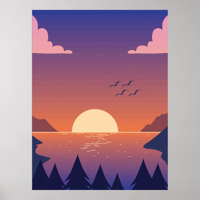 Póster Paisajes forestales (Frente)