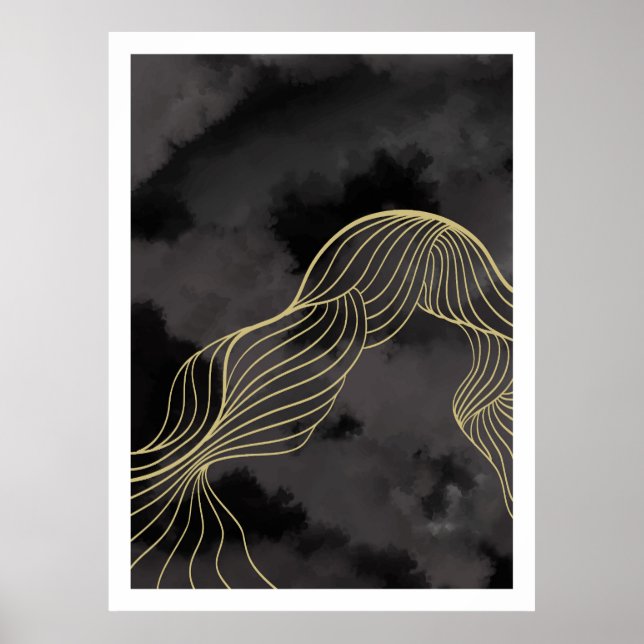 Póster Paisajes montañosos (Frente)