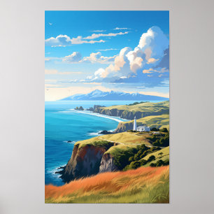 Póster Paisajes serenos de Nueva Zelanda #4