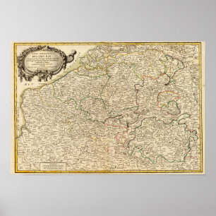 Póster Países Bajos y Bélgica