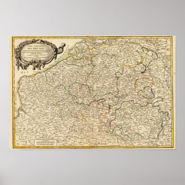 Póster Países Bajos y Bélgica (Frente)