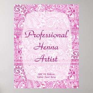 Póster Paisley Passion - Pink (Henna)